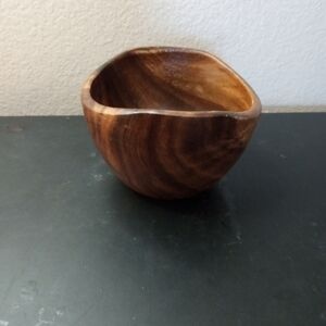 EXQUISITE Canopy Natural Acacia 6" Wood Bowl From Phillipines